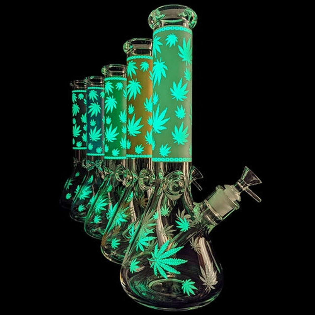 Lil Leaf Bubble Beaker Water Pipe