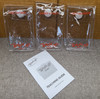 3 clear storage bags and Instruction booklet