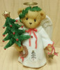 2 Christmas Tree & Angel Cherished Teddies - Justin & Ariel Bears