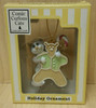 NEW Comic & Curious Cats (Linda Jane Smith) Gingerbread Man Holiday Ornament