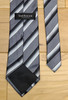 Black & Gray Striped Tie