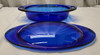 Blue Glass Anchor Hocking 2 qt. Casserole Dish w/ Lid