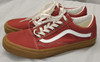 VANS Canvas Shoes Red w/ Gum Soles (751505)
