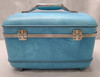 Blue American Tourister Hard Shell Travel Case Luggage