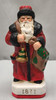 4 Porcelain Santa Figurines - 1871, 1906, 1909, 1919