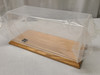 2 NEW Oak Base Diecast Car Display Cases (11.75"x4.75")