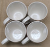 4 New Thomson Pottery "Hampton" Stoneware Seashell Mugs