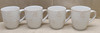 4 New Thomson Pottery "Hampton" Stoneware Seashell Mugs