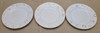 3 New Thomson Pottery "Hampton" Stoneware Seashell Dinner Plates