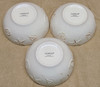 3 New Thomson Pottery "Hampton" Stoneware Seashell Cereal Bowls