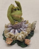 Boyds Wee Folkstones Tutu C. Ribbit Frog Lake Ballerina Frog (36703)