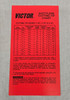 Victor Welding, Cutting & Heating Guide (56-0114) & Pocket Welding Guide (EW609) Victor Welding, Cutting & Heating Guide (56-0114) & Pocket Welding Guide (EW609)