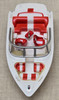 2008 Hallmark Bestliner Speedboat Keepsake Ornament NIB 2008 Hallmark Bestliner Speedboat Keepsake Ornament NIB