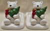 2 Bath & Body Works Christmas Bear Soap Dish Holder 2 Bath & Body Works Christmas Bear Soap Dish Holder