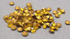 Lot of 100 "Light" Golden Faceted Topaz Imitation Gemstones
