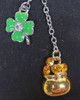Clover & Pot of Gold Dangle St. Patrick's Day Lucky Charm Necklace