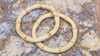 2 Natural Bamboo Bangle Bracelets