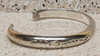 Native American Navajo Sterling Silver "Buffalo Hills" Cuff Bracelet