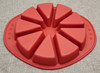 Red Mastrad Silicone 9 Slice Cake Pie Mold