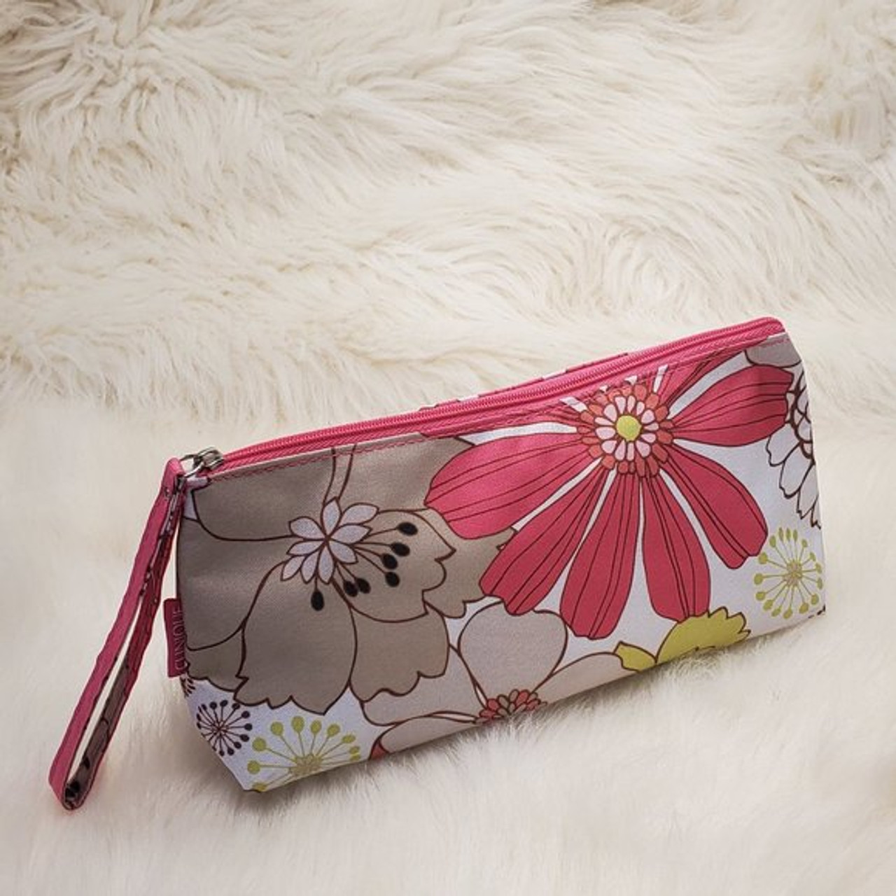 Floral Clinique Makeup Bags