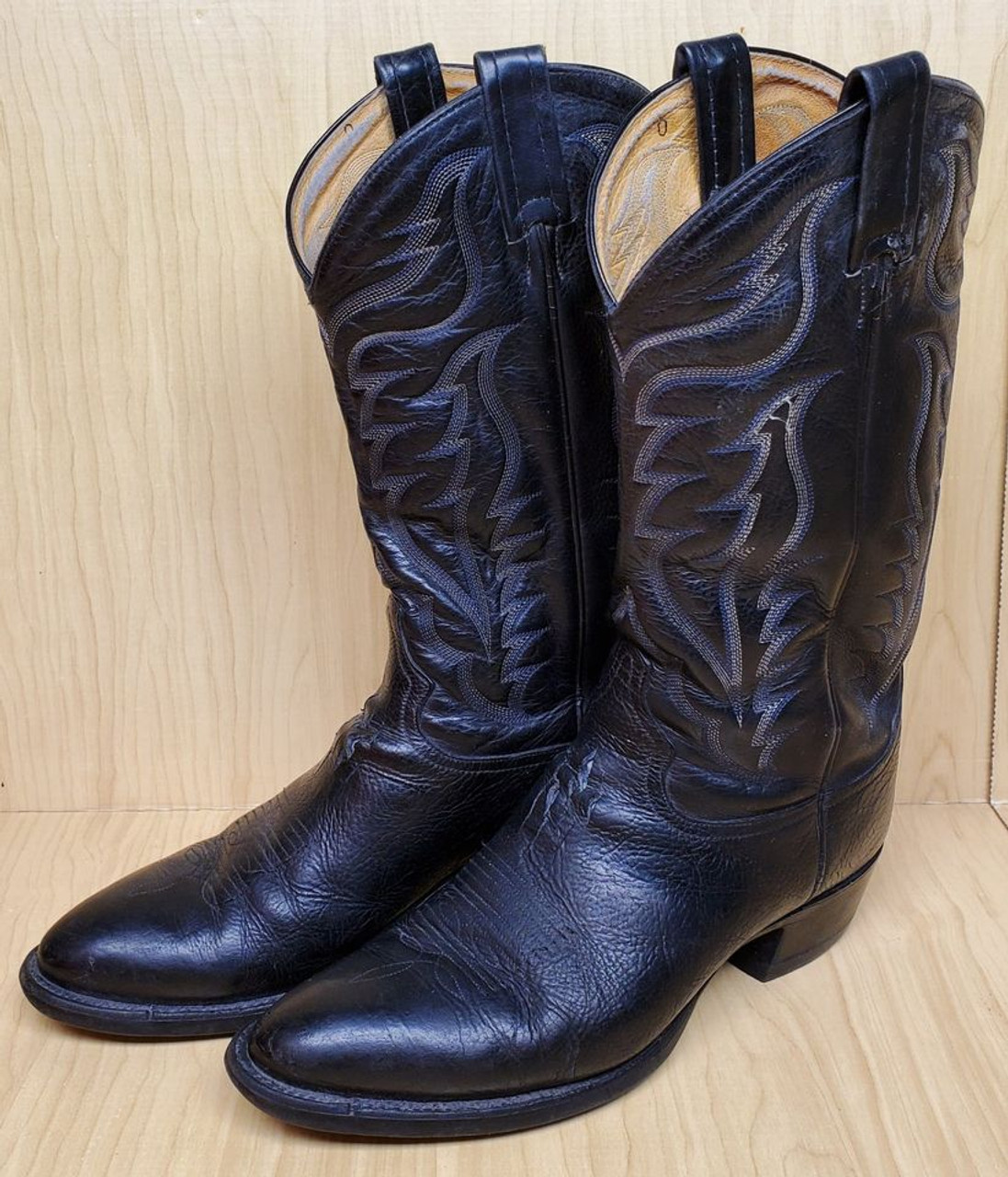 Black "Tony Lama" Boots - Size 9D