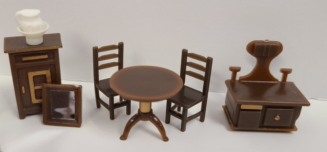 Vintage Miniature Dollhouse Furniture