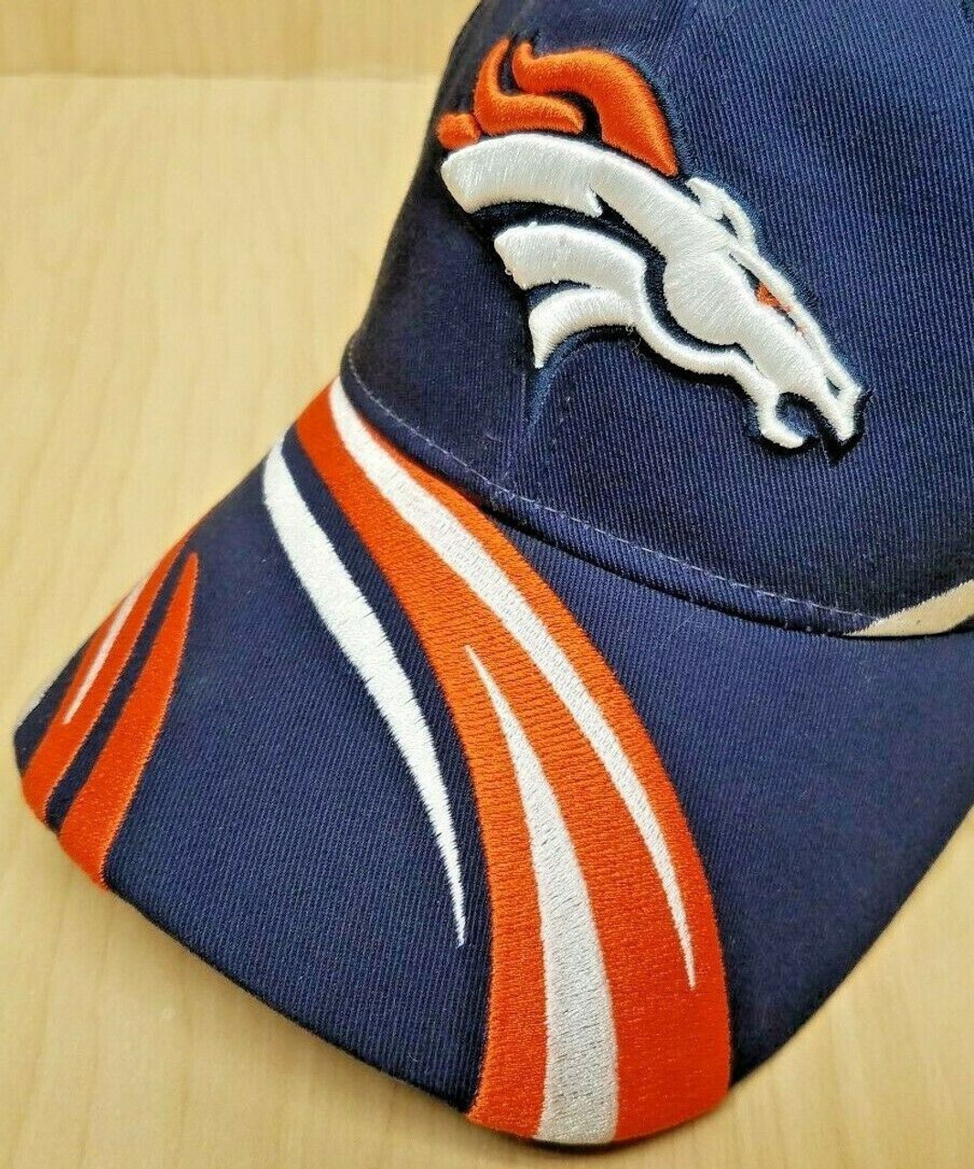 Denver Broncos NFL Football Reebok Navy Blue Sports HAT Ball Cap