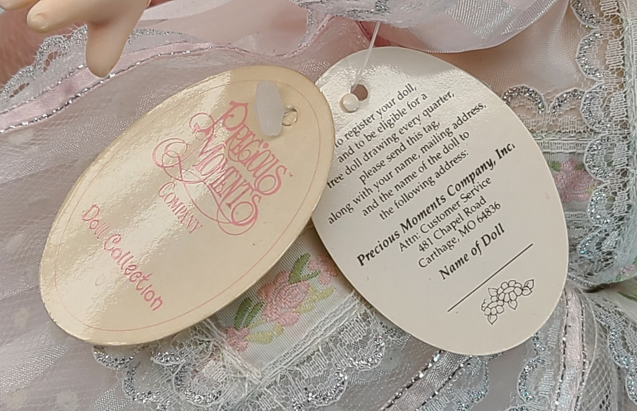 "Janelle" Precious Moments Doll & "Heaven Bless You" Dish