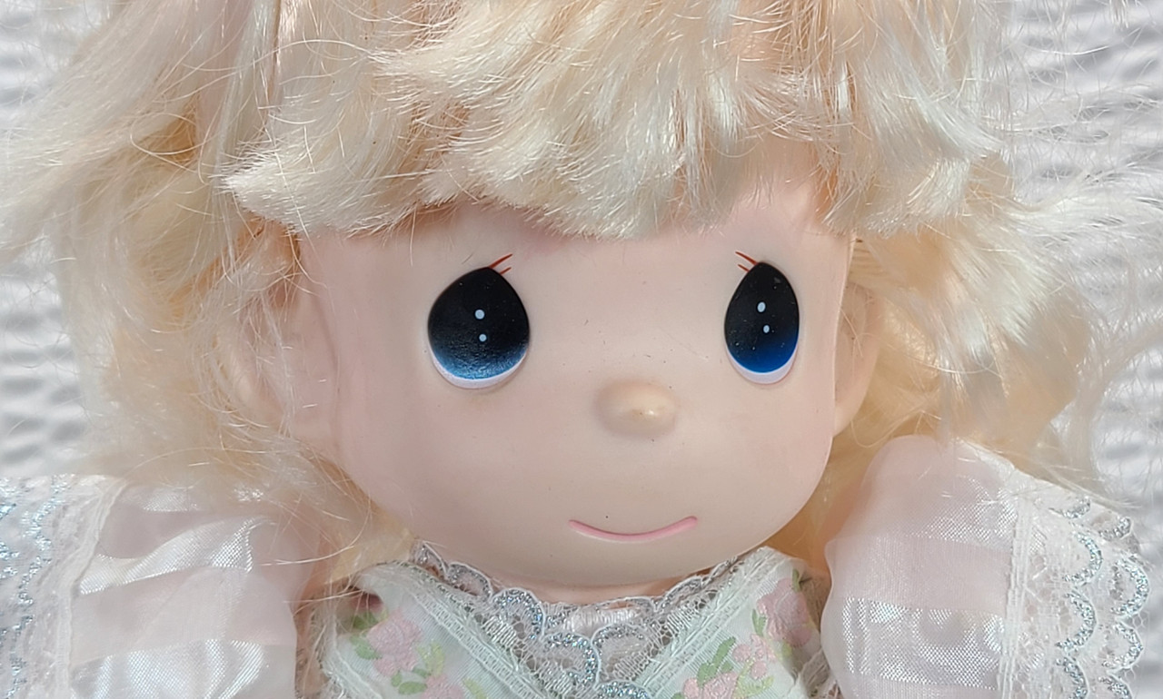 "Janelle" Precious Moments Doll & "Heaven Bless You" Dish