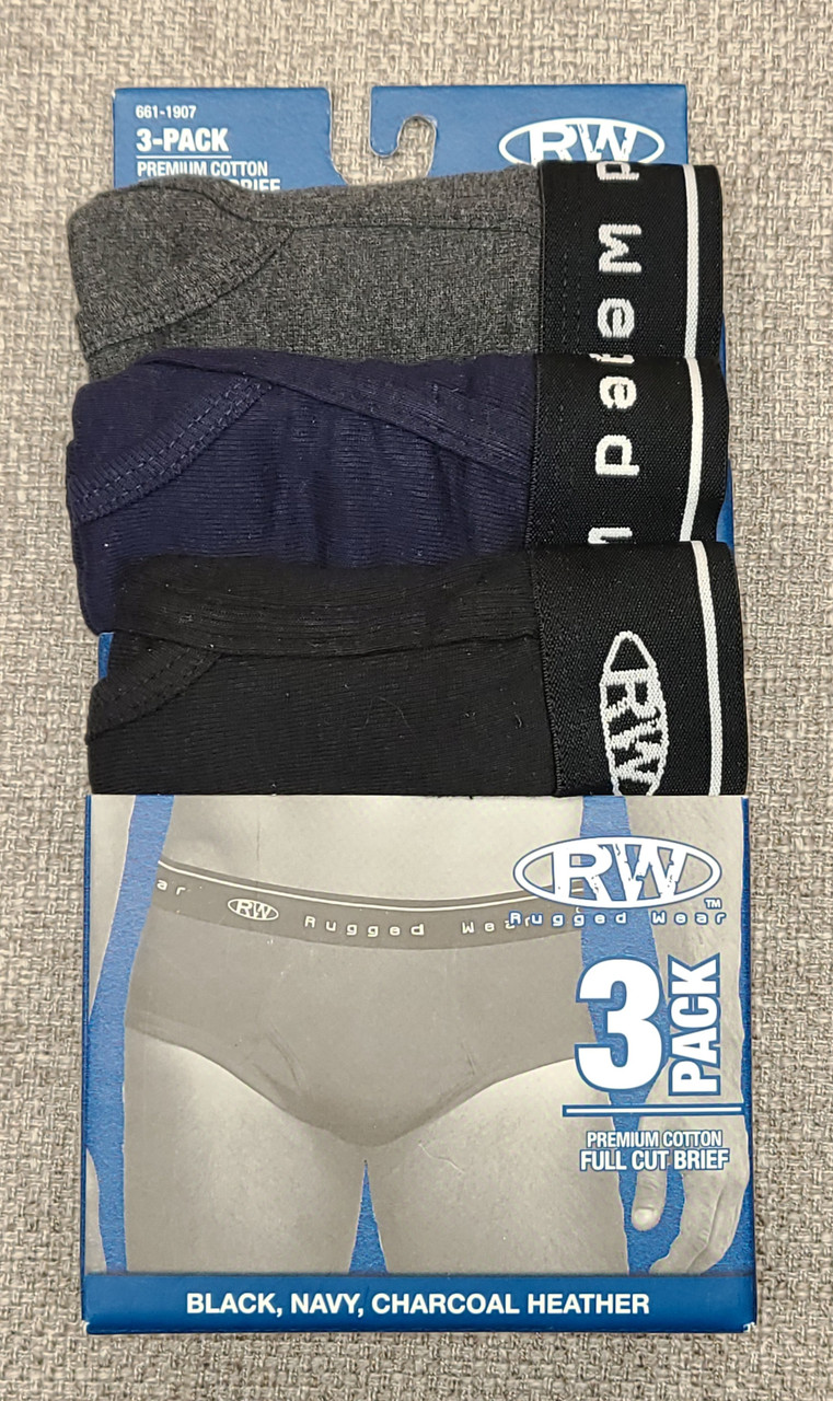 3 Pairs Men's Briefs - Size XL ( 38-40)