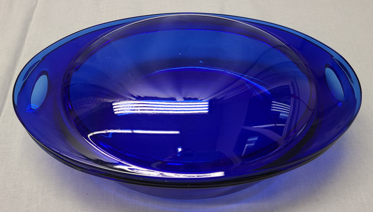 Blue Glass Anchor Hocking 2 qt. Casserole Dish w/ Lid