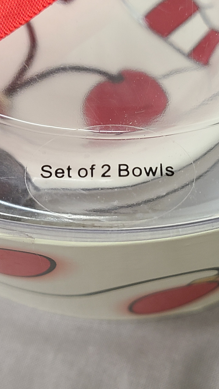 Fitz & Floyd Set of 2 Snowmen Bowls in Gift Box (Sealed)