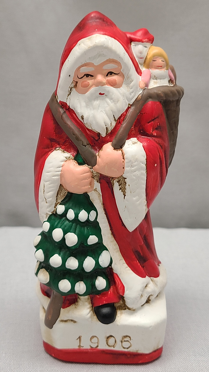 4 Porcelain Santa Figurines - 1871, 1906, 1909, 1919