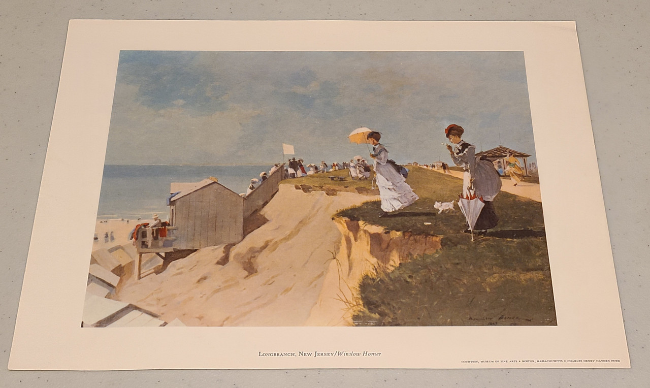 Longbranch New Jersey BEACH PRINT by Winslow Homer