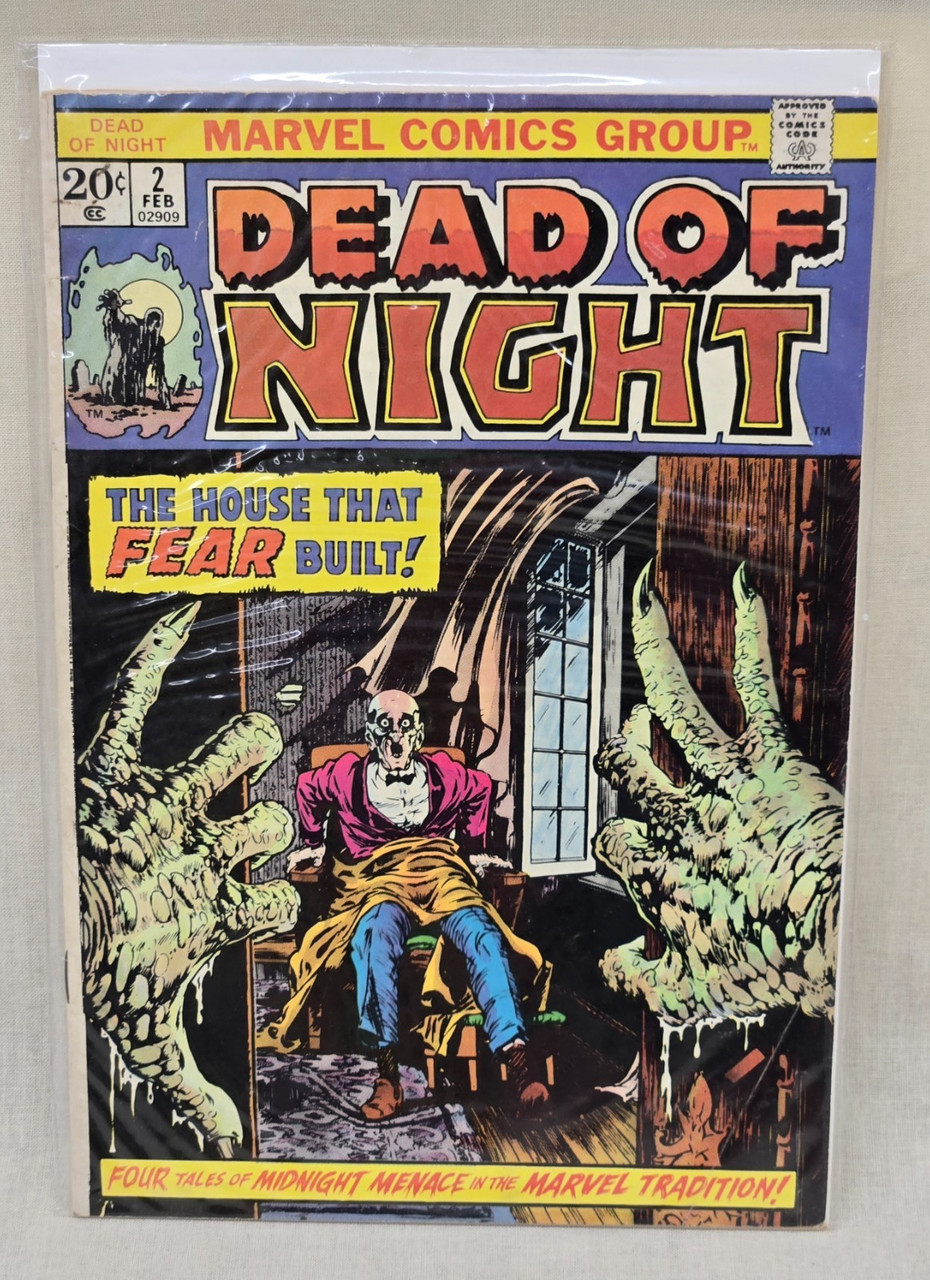 1973 Dead Of Night (#2, FEB) Marvel Comic Book (Bagged & Boarded)