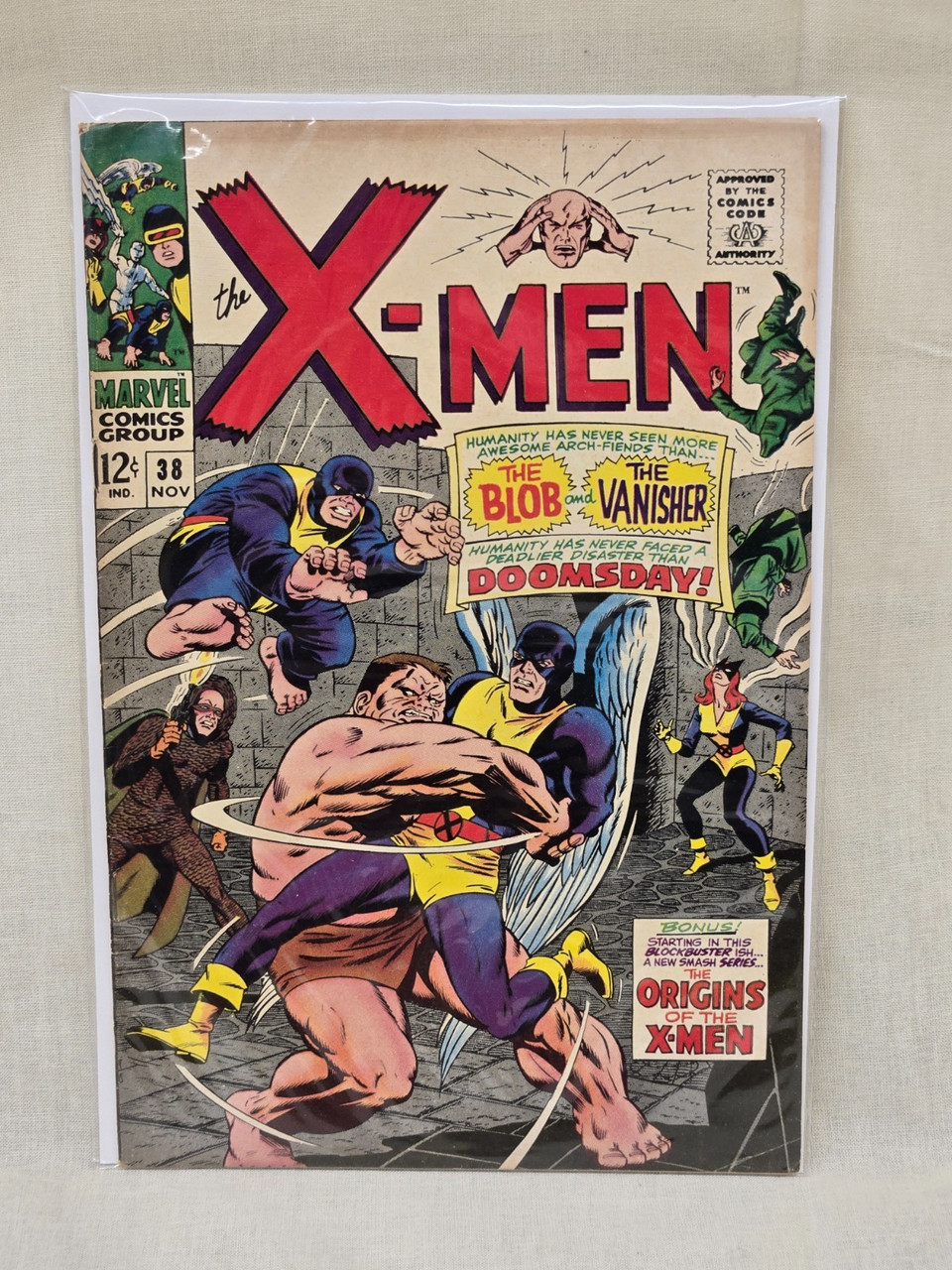 1967 X-MEN (#38 NOV) Marvel Comic Book (Bagged & Boarded) 1967 X-MEN (#38 NOV) Marvel Comic Book (Bagged & Boarded)