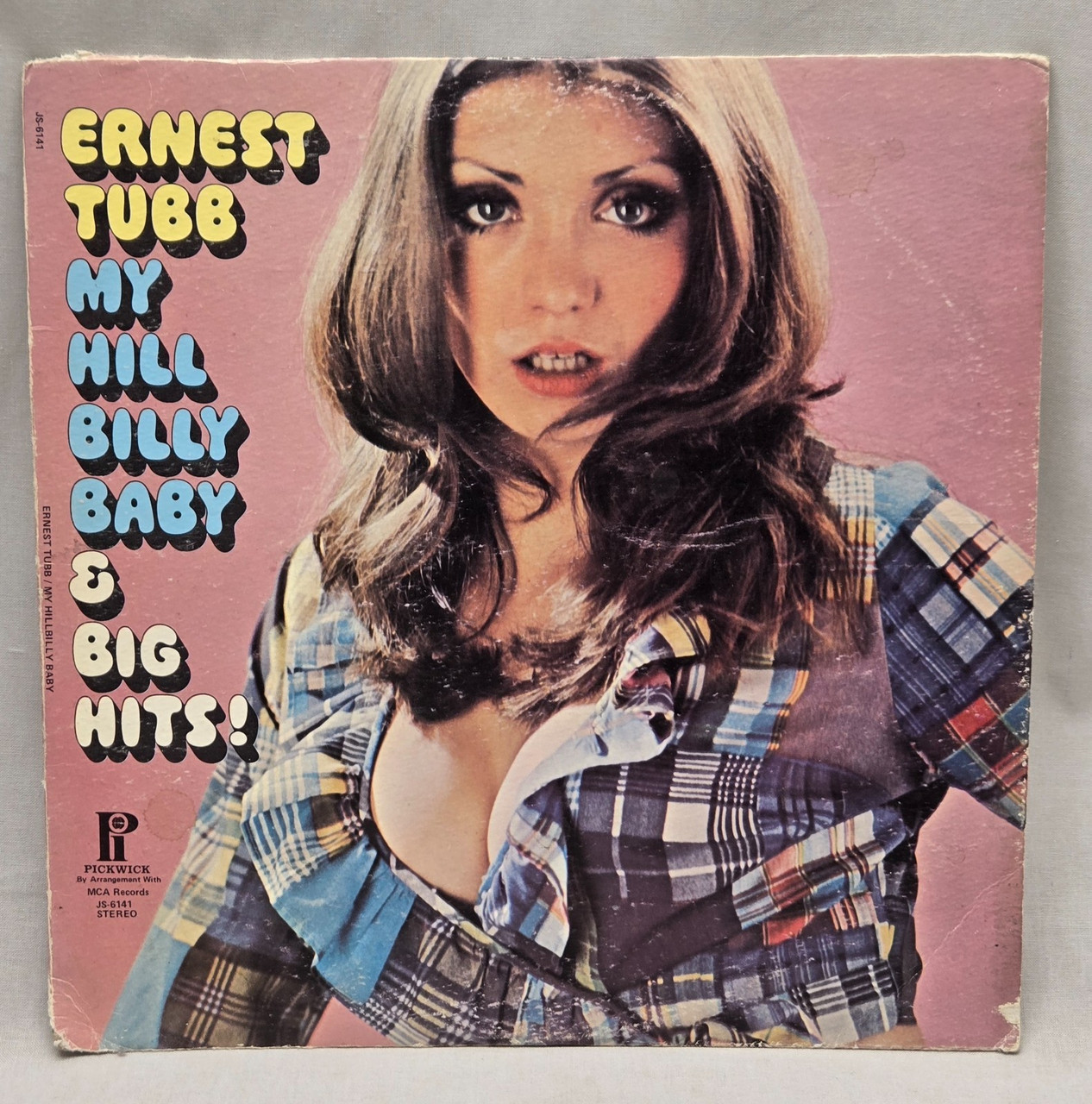 Ernest Tubb "My Hill Billy Baby & Big Hits!"  1974 Vinyl Record Album Ernest Tubb "My Hill Billy Baby & Big Hits!"  1974 Vinyl Record Album