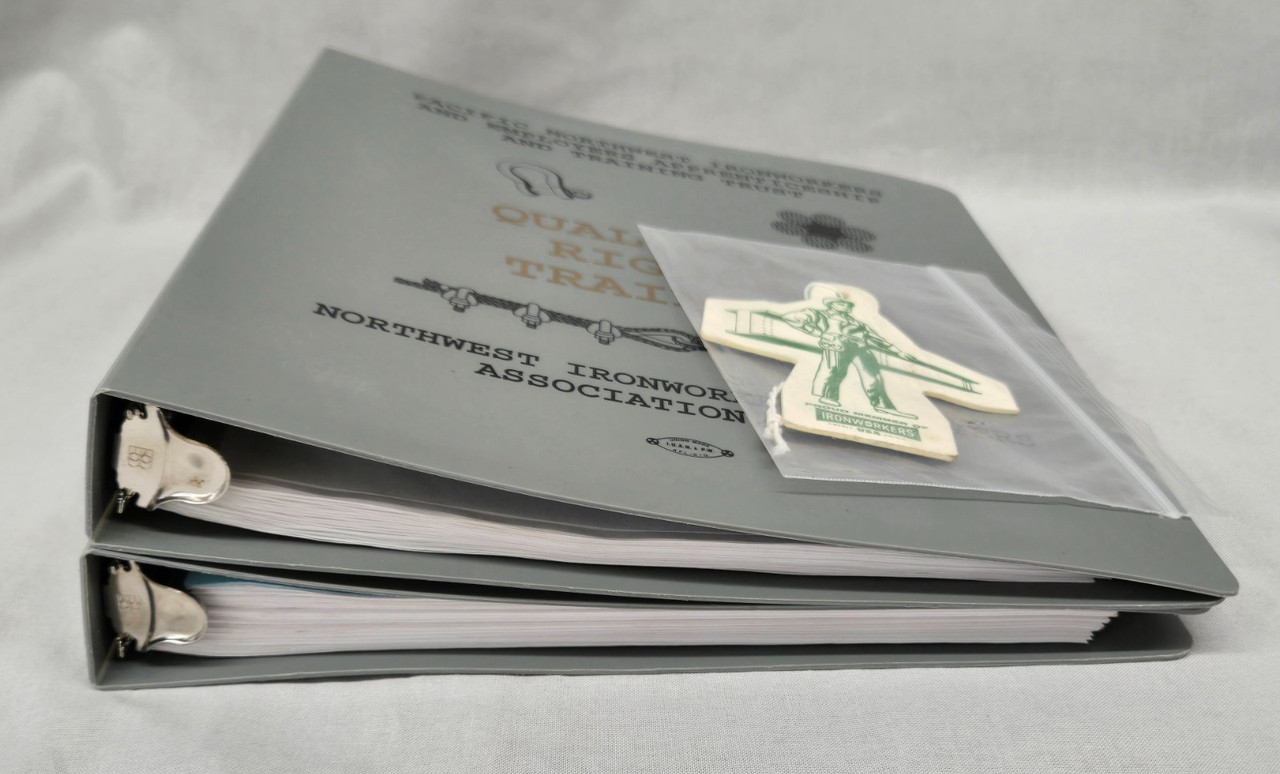 Pacific Northwest Ironworkers - Qualified Rigger Training Binders