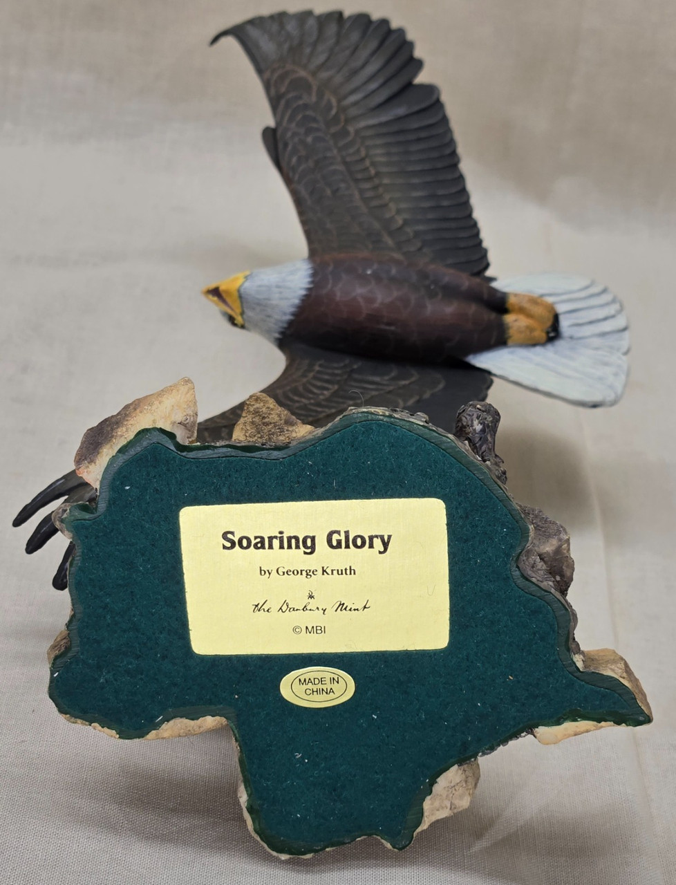 SOARING GLORY by George Kruth Danbury Mint Eagle Statue SOARING GLORY by George Kruth Danbury Mint Eagle Statue