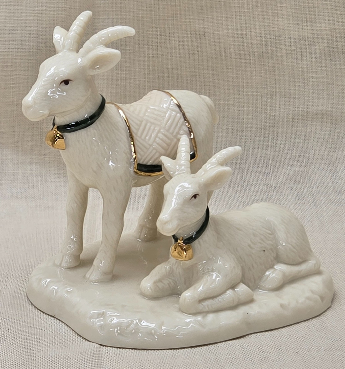 New Hawthorne Village Irish Nativity "Shepherd with Lamb and Goats and Lambs" New Hawthorne Village Irish Nativity "Shepherd with Lamb and Goats and Lambs"