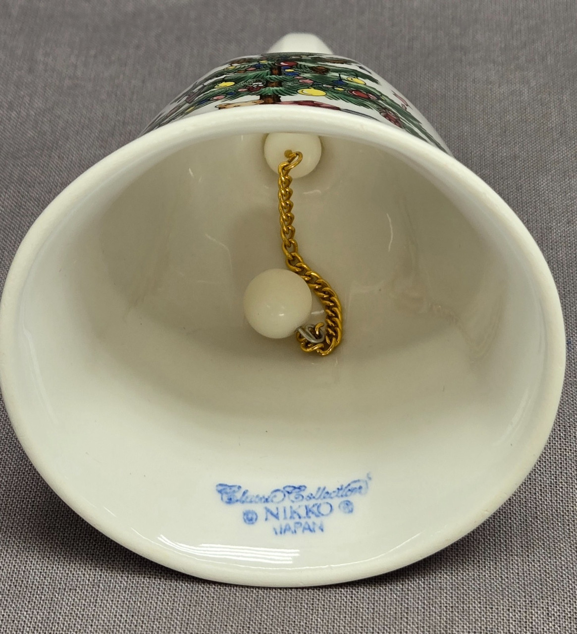 Nikko Porcelain DINNER BELL Christmas Classic Collection
