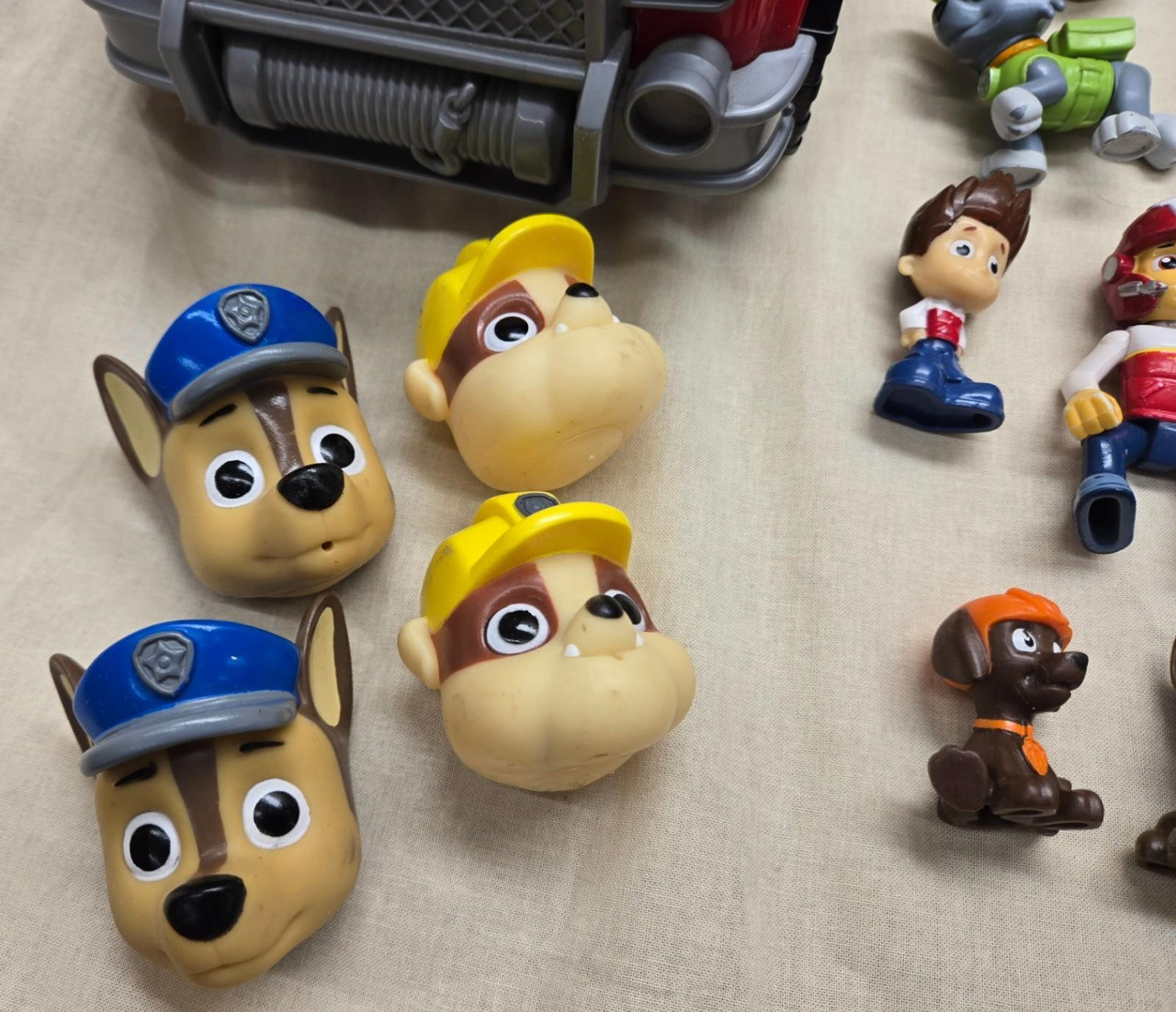 Huge Lot of Paw Patrol Toys Fire Truck Semi Cars Figurines Movies Huge Lot of Paw Patrol Toys Fire Truck Semi Cars Figurines Movies