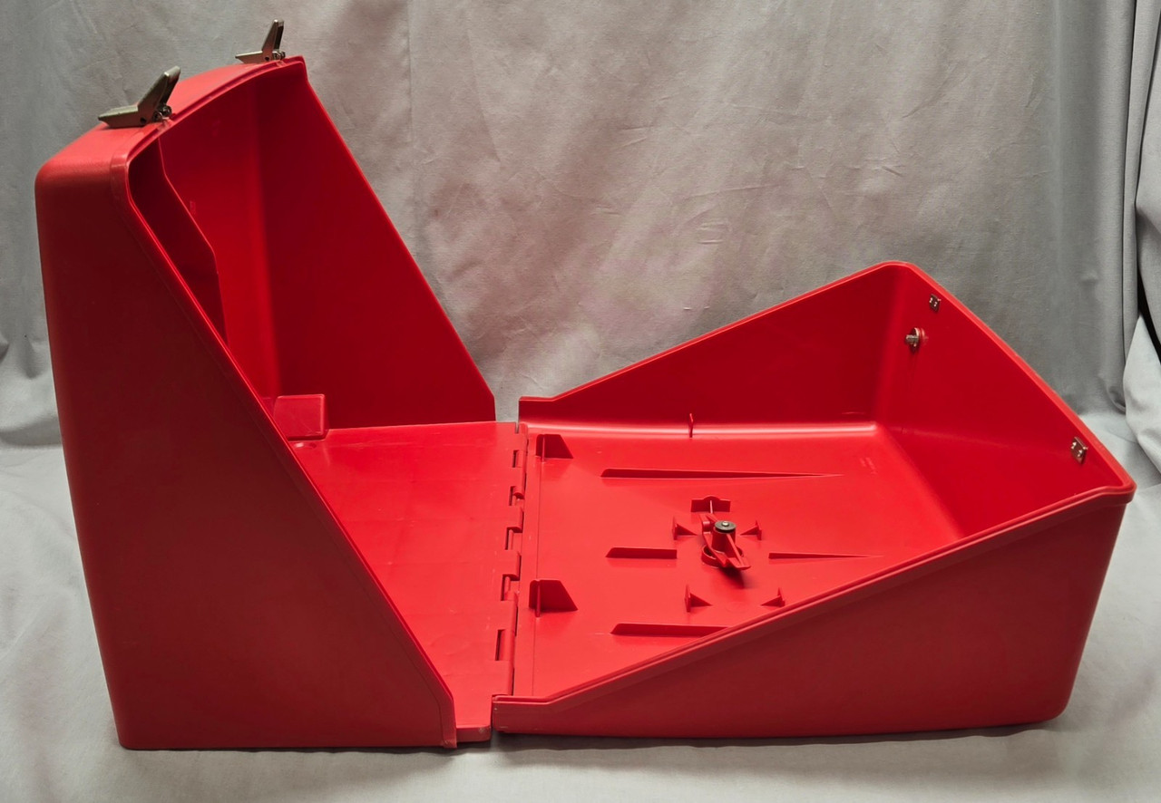 Red Bernina Clamshell Sewing Machine Carrying Storage Case Red Bernina Clamshell Sewing Machine Carrying Storage Case