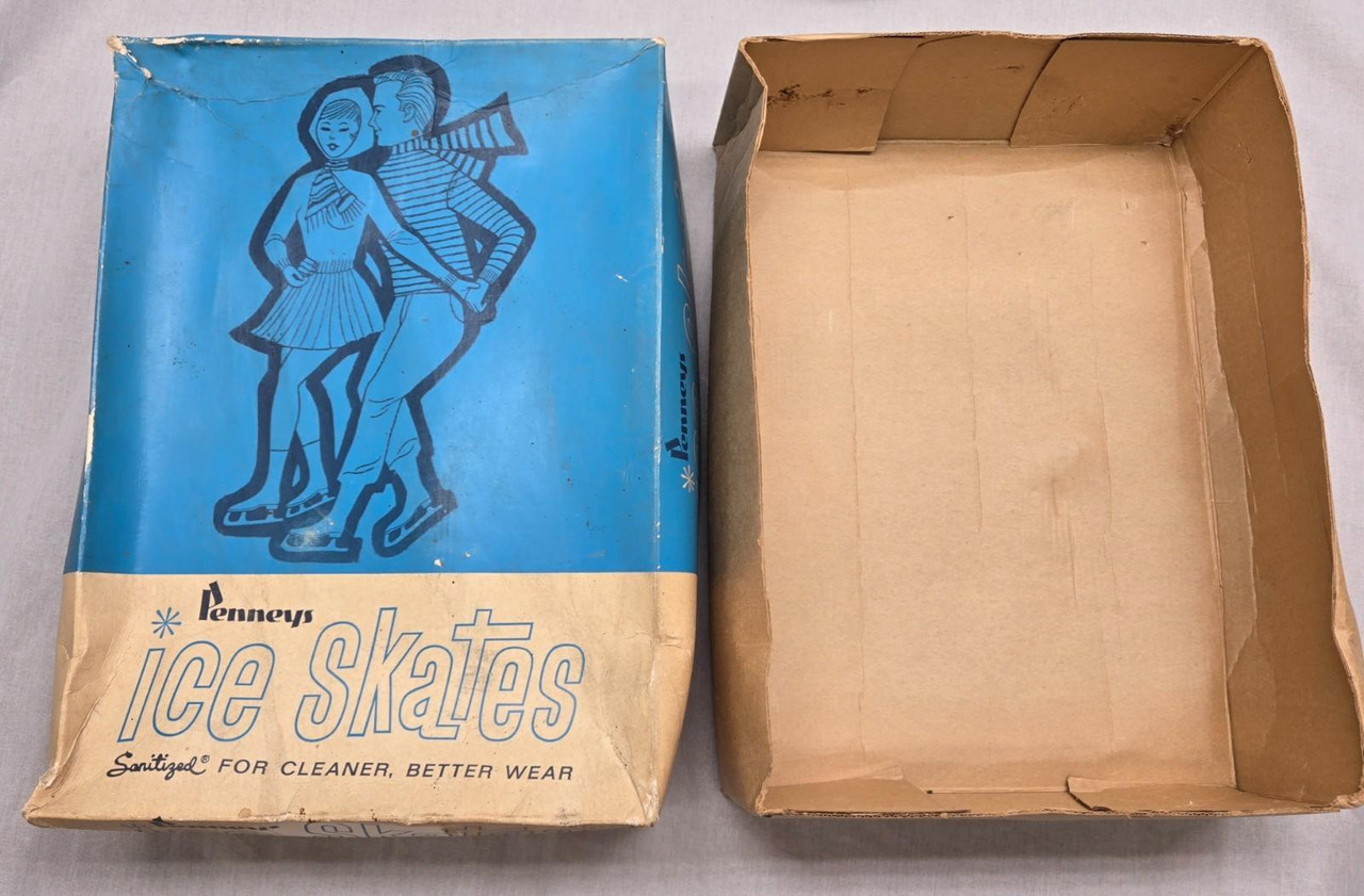 Vintage JC Penneys Ice Skates Mens Size 11 Ice Skating