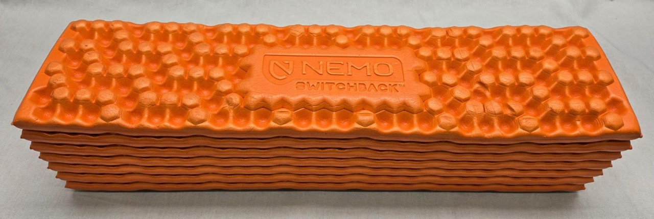 NEMO Switchback Orange Foam Sleeping Camping Pad Mat Insulated Comfort 72"x20" NEMO Switchback Orange Foam Sleeping Camping Pad Mat Insulated Comfort 72"x20"