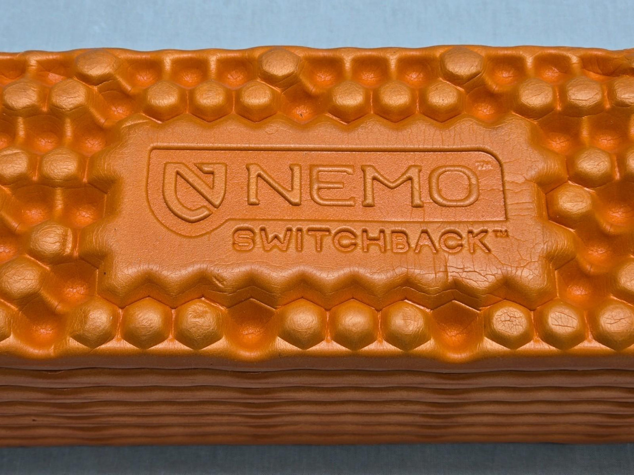 NEMO Switchback Orange Foam Sleeping Camping Pad Mat Insulated Comfort 72"x20" NEMO Switchback Orange Foam Sleeping Camping Pad Mat Insulated Comfort 72"x20"