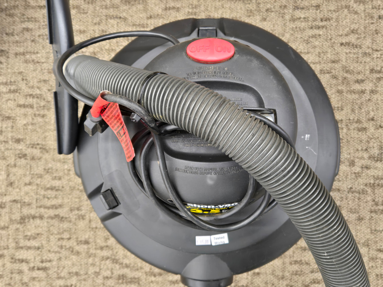12 gallon Wet/Dry Shop Vac 12 gallon Wet/Dry Shop Vac