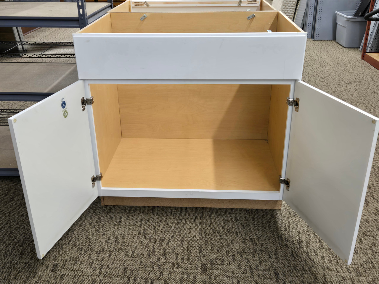 White Cabinet 36" Base