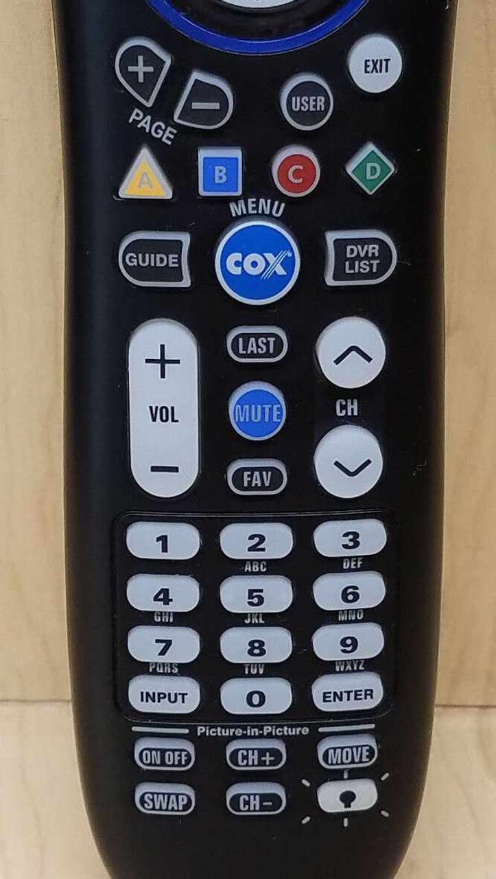 Universal Cox Digital Cable TV Multi Device Remote Control (URC-8820-CISCO)