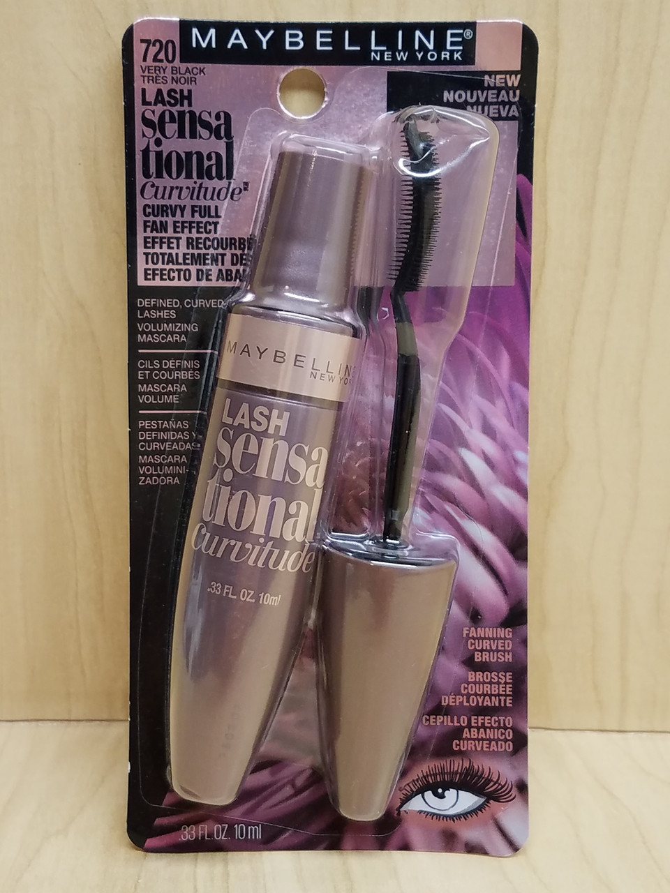 2 Maybelline Lash Sensational Curvitude Mascara - 720 Very Black